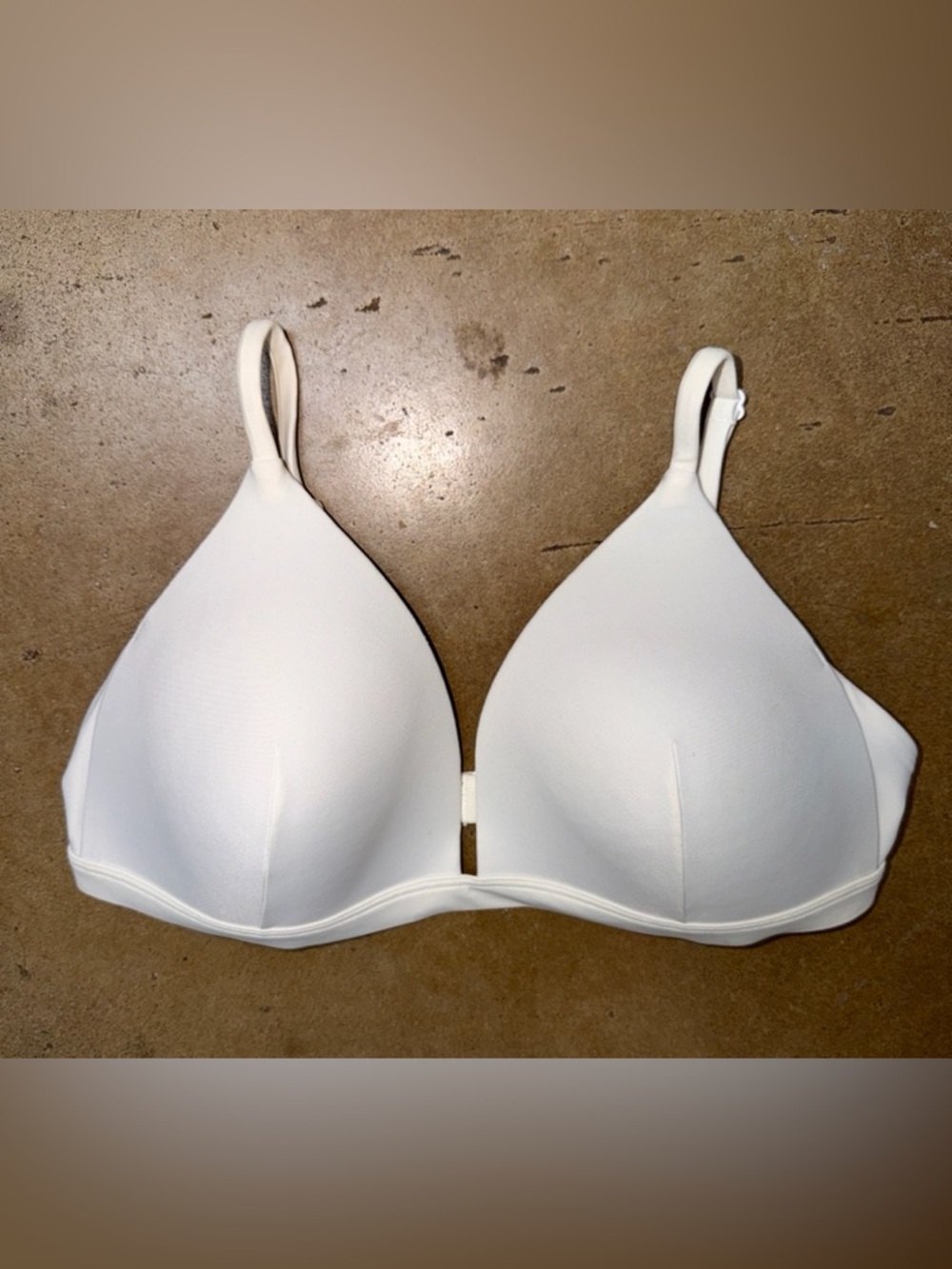 Lululemon Waterside Swim Top B/C White Size 4 Straight Strap Pool Beach